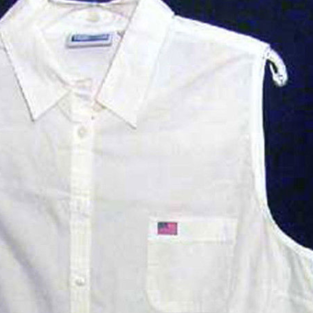 MATERNITY M Top Shirt NEW NURSING US Flag Pocket - Picture 3 of 3